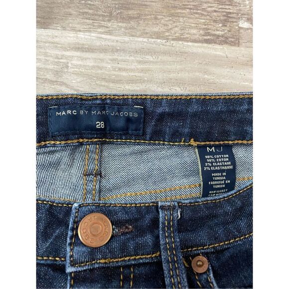 Marc Jacobs Straight Leg Jeans Mod Rise Women’s Sz 28 Waist - Picture 3 of 6